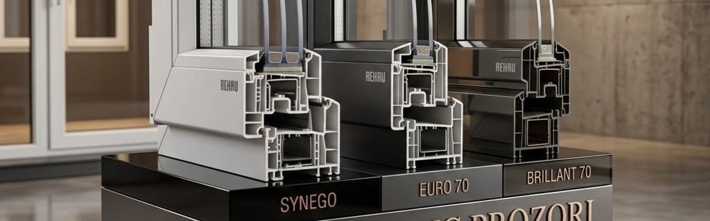 rehau pvc profili synego, euro 70, brillant, profili rehau 2