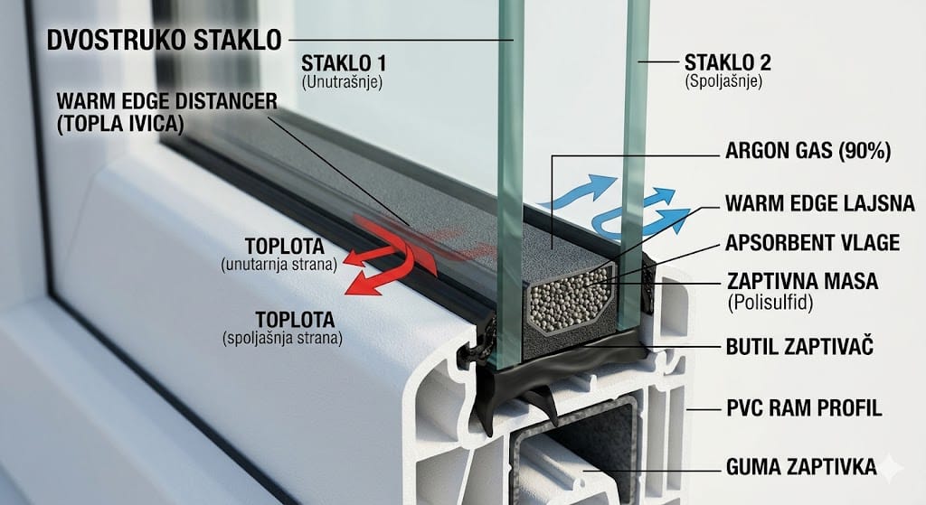 warm edge lajsne za staklo