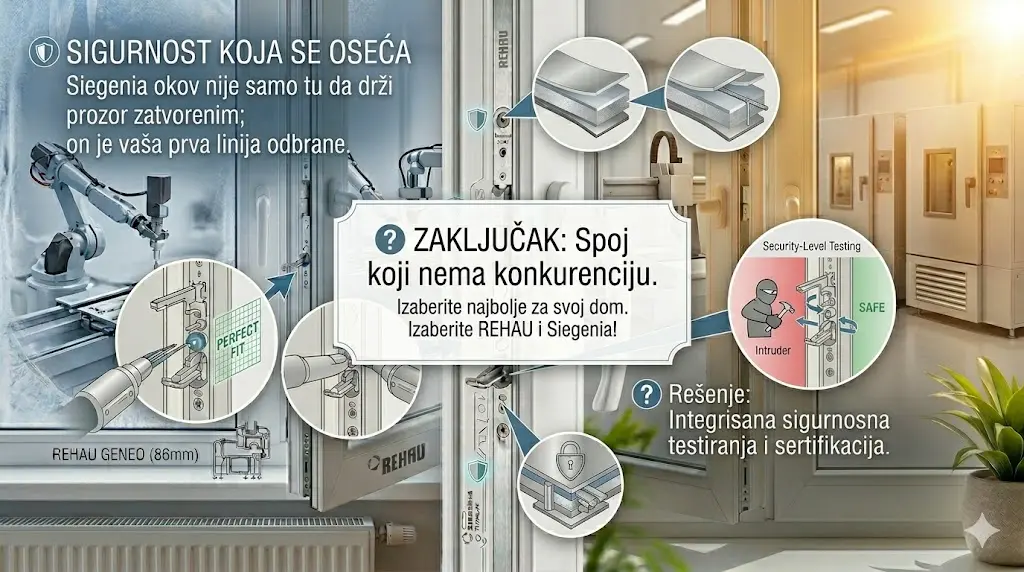 Izaberite REHAU i Siegenia