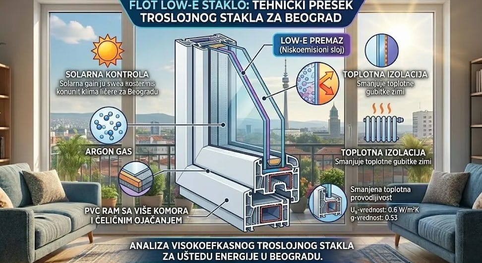 LOW - estaklo za pvc prozore