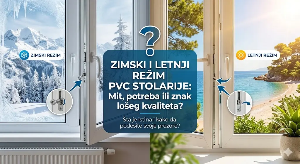 Zimski i letnji režim PVC stolarije Mit, potreba ili znak lošeg kvaliteta