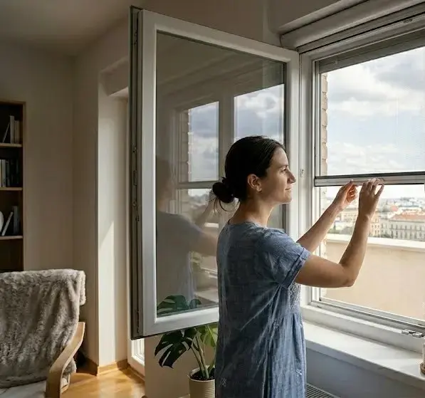 rolokomarnik montiran na pvc prozoru