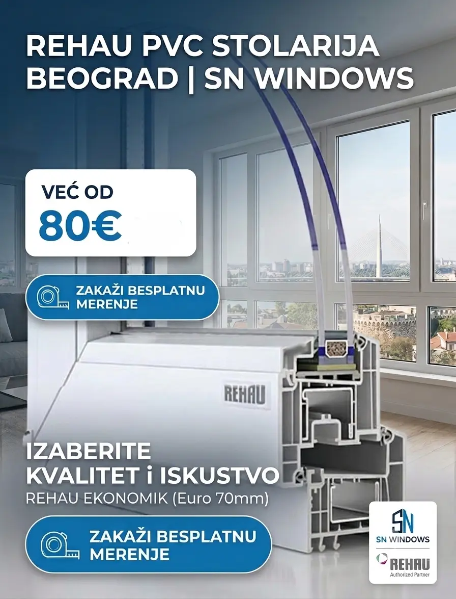 REHAU Euro Design 70 Ekonomik — detalj profila