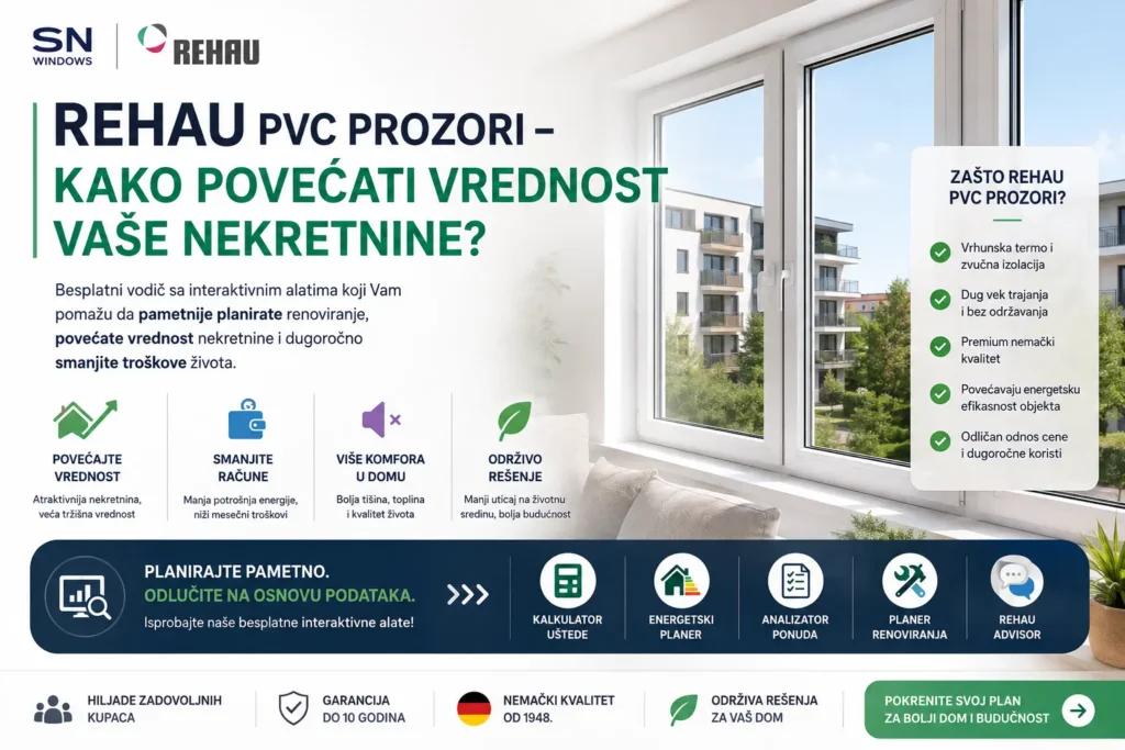 REHAU prozori - Kako povećati vrednost nekretnine