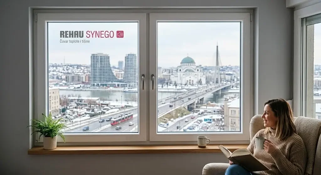 REHAU SYNEGO prozori – čuvar toplote i tišine za Beograd.